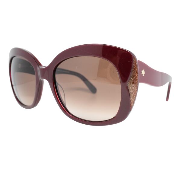 Kate Spade Jakalyn/S CY4 B1 Burgundy 53-20-135mm Sunglasses - GOOD CONDITION - Picture 1 of 13